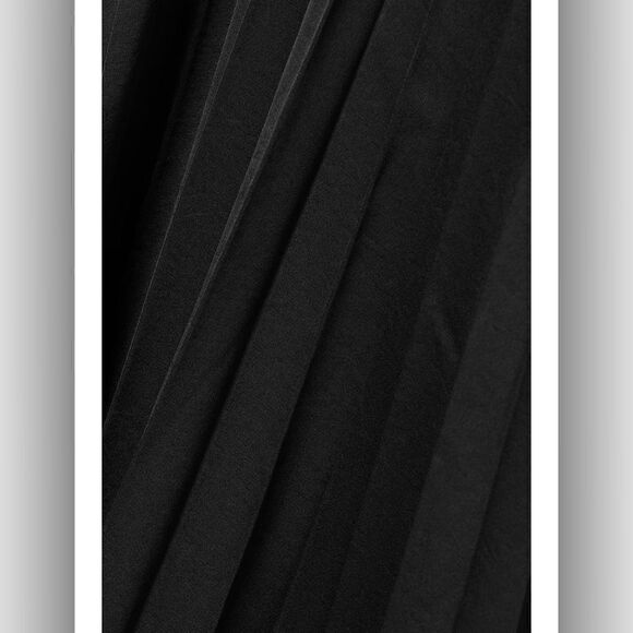 NEW $695 A.L.C. Rio pleated satin halterneck jumpsuit - Picture 6 of 11